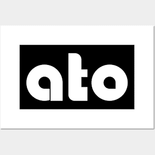 ato White Horizontal Posters and Art